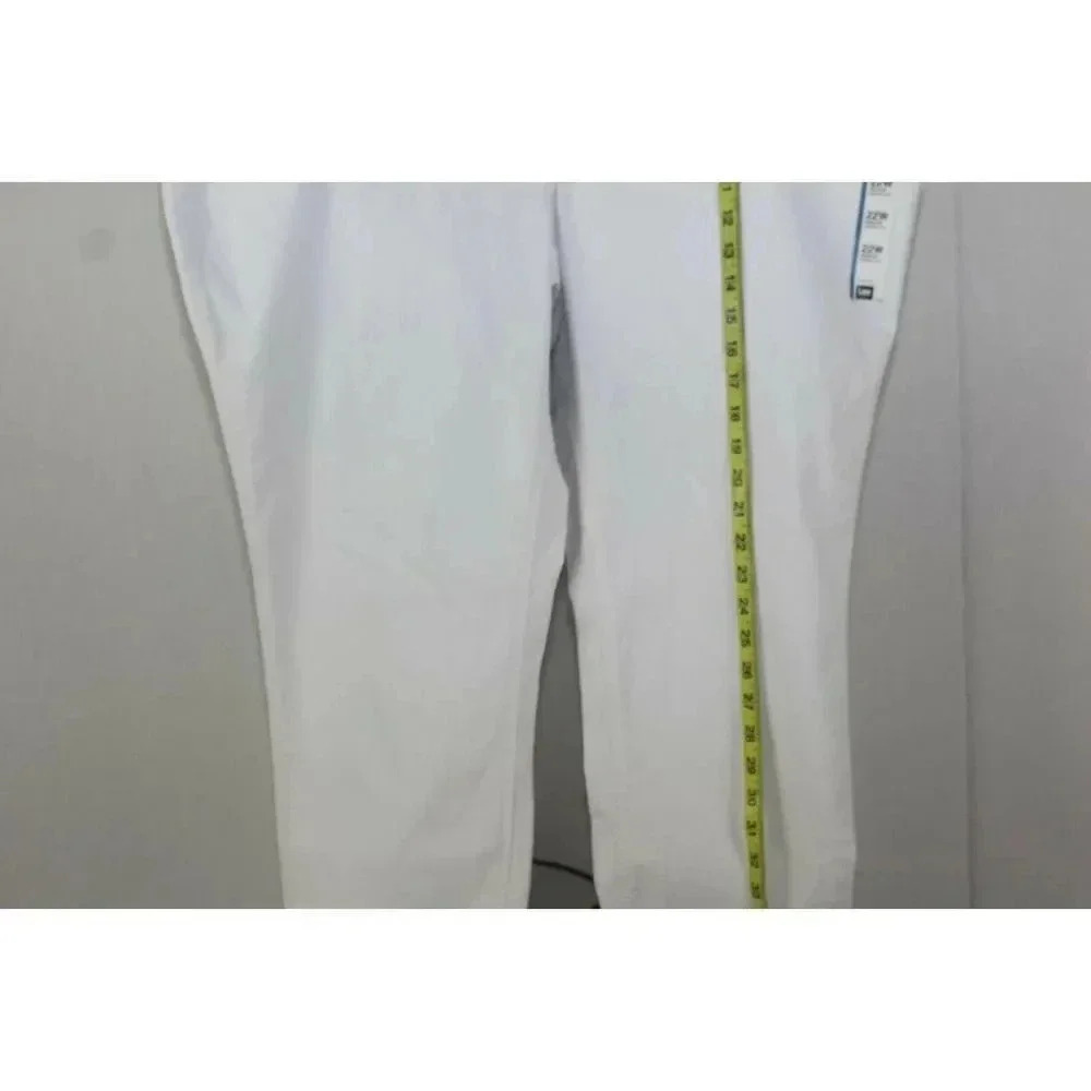 ladies Lee Dungarees white jeans size 22W - Picture 3 of 9